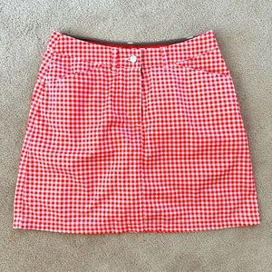 Daily sports checkered skort